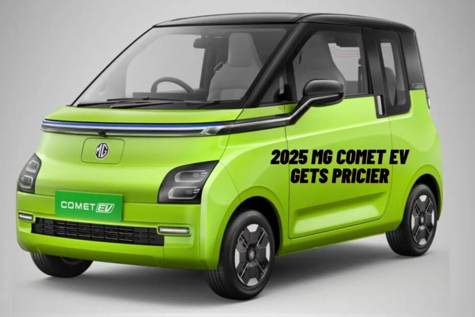 2025 MG Comet EV Gets Pricier