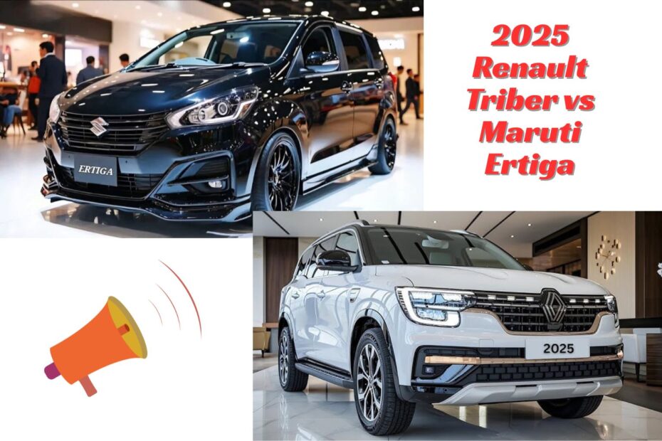 2025 Renault Triber vs Maruti Ertiga