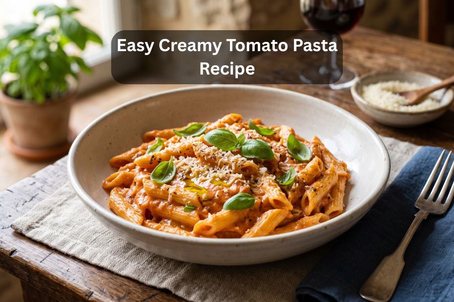 Easy Creamy Tomato Pasta Recipe